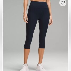 Lululemon‎ crop leggings navy